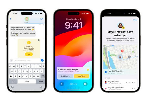 东阁镇苹果维修站分享如何在iPhone上使用平安确认功能 