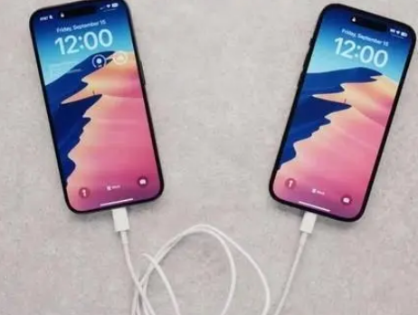 东阁镇苹果15维修店分享iPhone15可以给安卓充电吗 