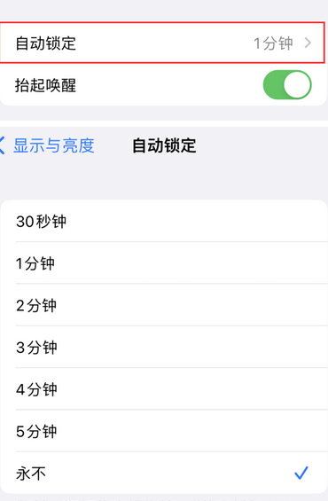 东阁镇苹果换屏维修分享无法调整iPhone自动锁屏的时间怎么办 东阁镇苹果换屏维修分享无法调整iPhone自动锁屏的时间怎么办