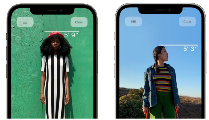 东阁镇苹果服务网点分享通过iPhone激光雷达测量身高方法教程 