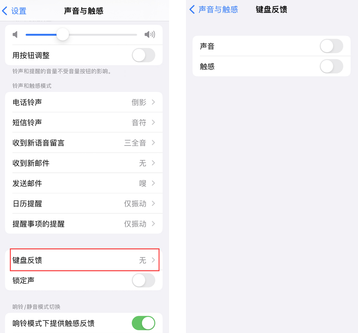 东阁镇苹果手机维修分享iOS 16 小细节：支持开启 iPhone 键盘声音及触感反馈 