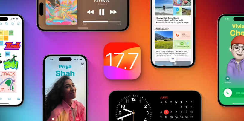 东阁镇苹果手机维修分享苹果 iOS / iPadOS 17.7.1 正式版推送 